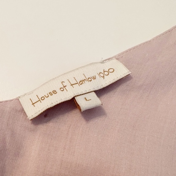 House of Harlow 1960 Ruffled Tiered Skirt Lavender Dress - Large - Picture 4 of 11